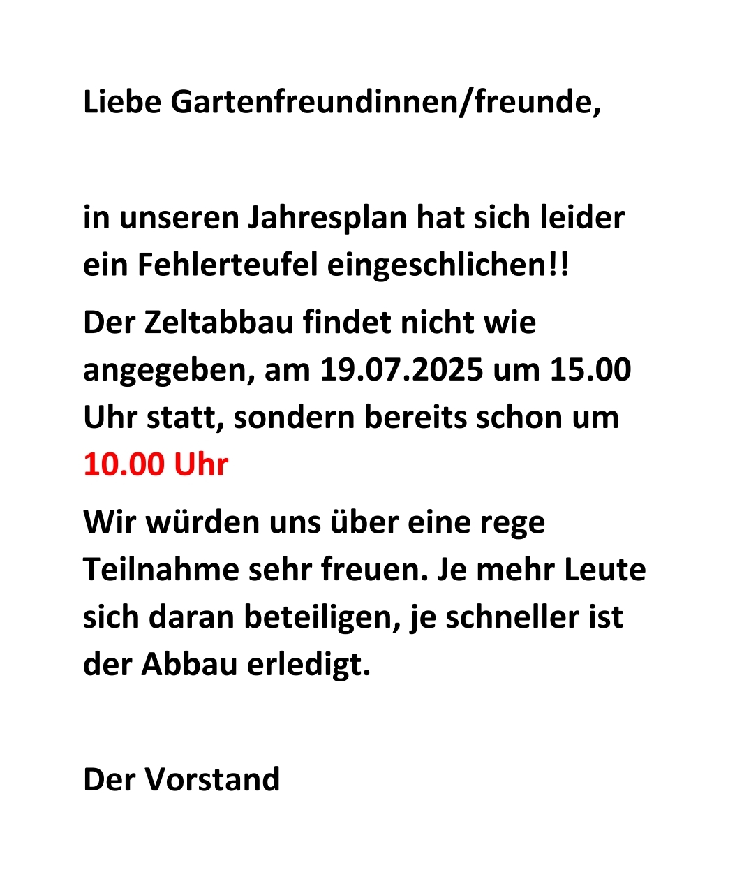 Terminfehler